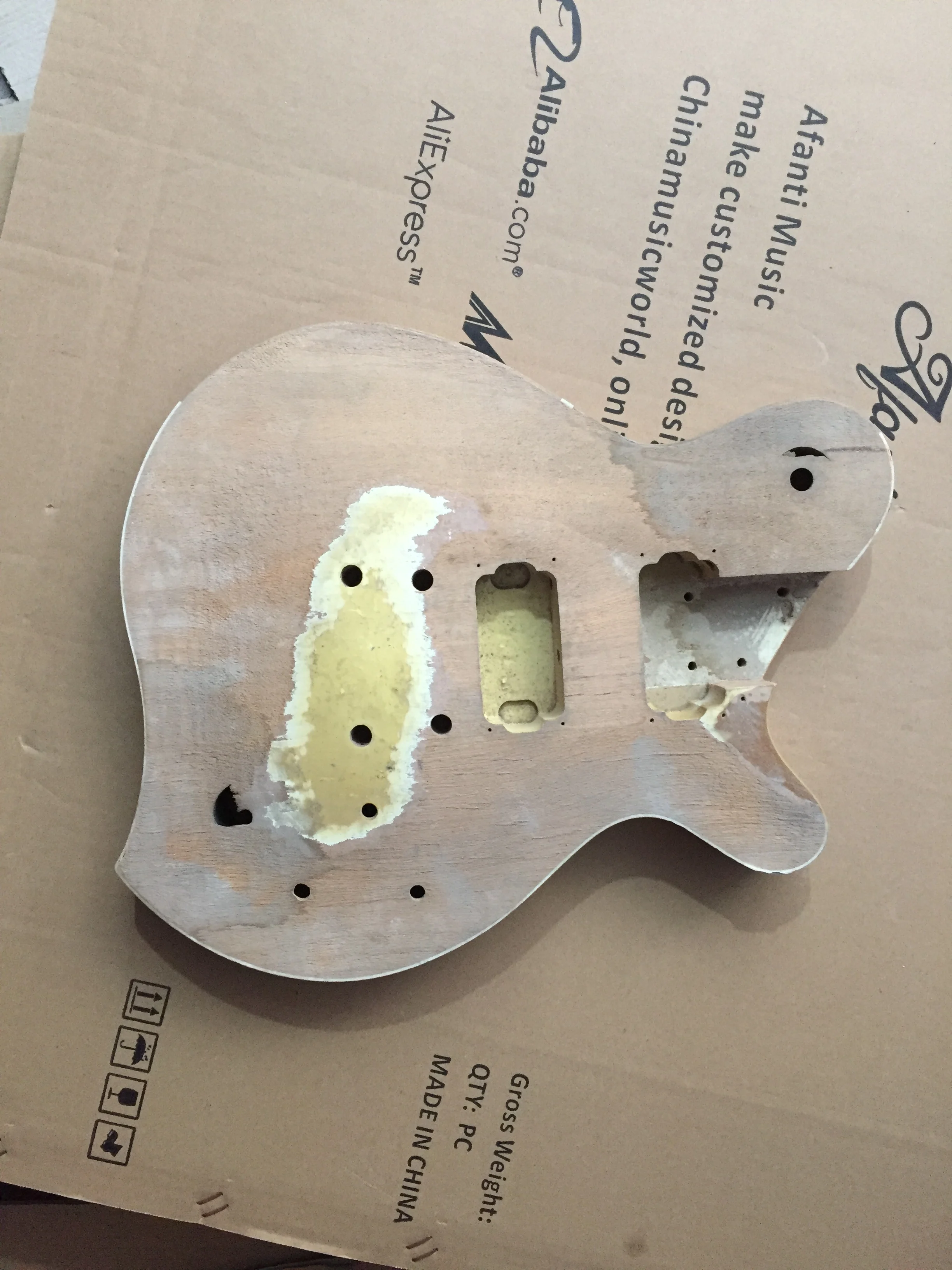 Afanti Music DIY Electric guitar Body (0405) | Спорт и развлечения