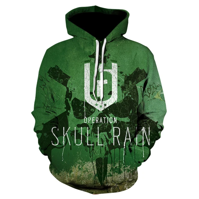 rainbow six siege 3d hoodies