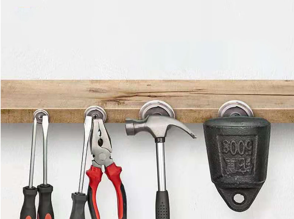 32 Magnet I Neodimio Con Viti - Foro Svasato Per Fissaggio Su Legno E Metallo