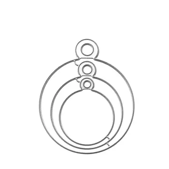 

Round Tag Metal Cutting Dies Stencil DIY Scrapbooking Album Stamp Paper Card Embossing Craft Decor85WC