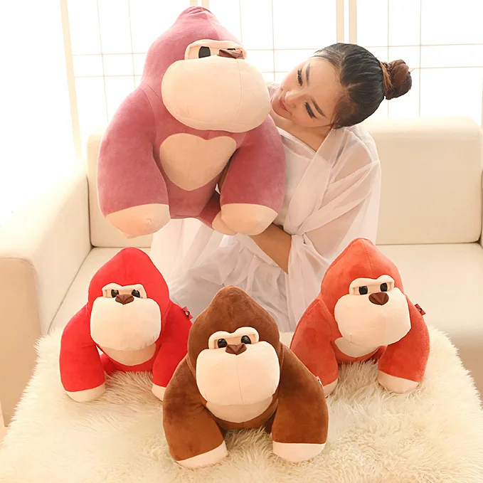 

Genuine Product Cartoon Big Star Plush Toys Large Size Cute Gorilla Doll Jingang Monkey Doll Women's Birthday Gift