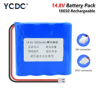 

14.8V 3000mAh 18650 Battery Pack (4pcs 18650 Lithium Li Ion Batteries) With XH/5557 2Pin Plugs For DIY Power Bank RC Car Toys