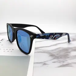 2020 новые детские солнцезащитные очки маленькие акулы цветные квадратные солнечные очки высокой четкости для мальчиков и девочек UV400