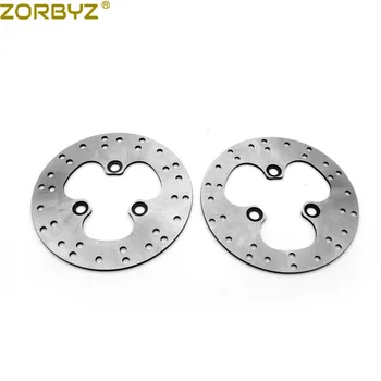 

ZORBYZ 2Pcs Front Brake Disc Rotor For Honda Sportrax 400 TRX400EX 1999-2008 TRX400X 2009-2014