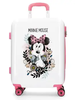 

Maleta de cabina Minnie Style flores rígida 55cm