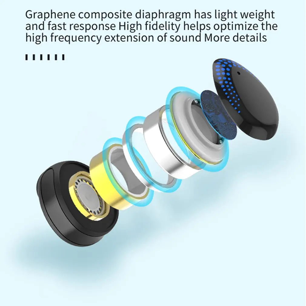 Earphones 5 0 K3 Handsfree Headphone Sports Earbuds Gaming Headset Phone Wireless Headphones 3D Stereo High Sound