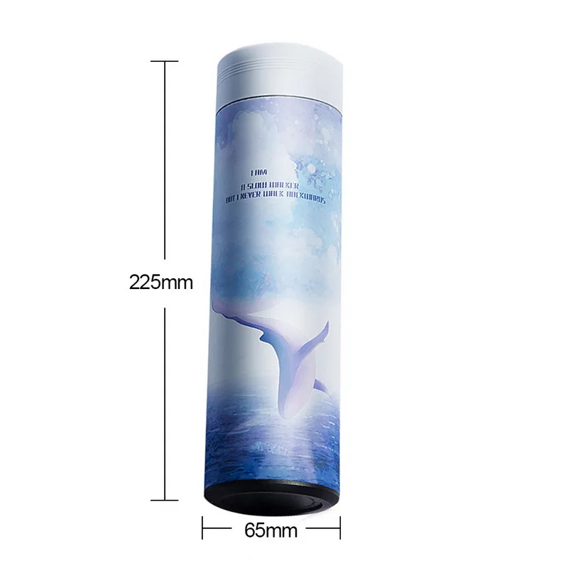 500ml Azure Новая вакуумная фляга из нержавеющей стали Термоизолированный бутыль для чая или воды кружка с заварки термос для путешествия стакан для кофе 500 мл - Цвет: 500ml Azure