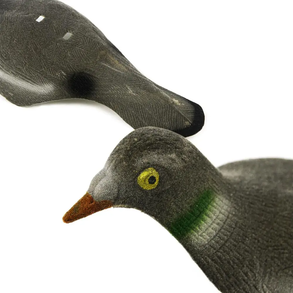 Hunting Pigeon Decoys Flocked Flying Shells Decoy Standard Peg Feeding