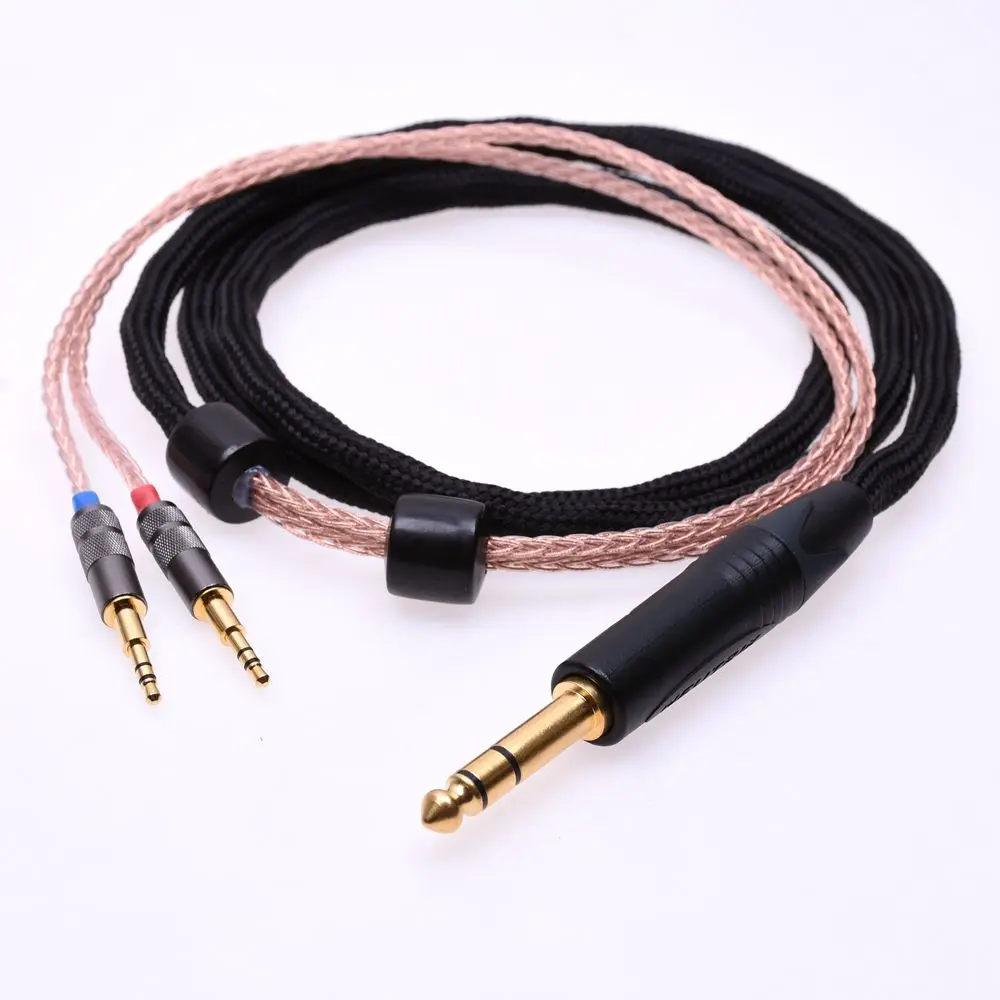 Цвет Черный; Каблук 16 ядер 5N Pcocc кабель 2x2,5 мм для Hifiman HE1000 HE400S He400i HE-X HE560 Oppo PM-1 PM-2 обновление наушников