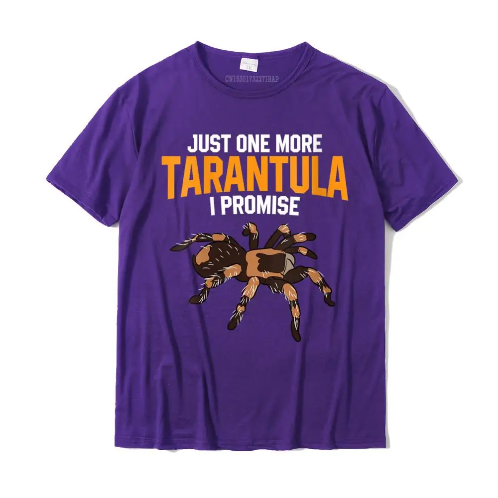 Casual Top T-shirts On Sale Crew Neck Hip hop Pure Cotton Student Tops Shirt comfortable Short Sleeve Tops Shirt Womens Just One More Tarantula I Promise Funny Spider Lover V-Neck T-Shirt__27694 purple