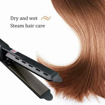 

Hair Straightener Ceramic Tourmaline Ionic Flat Iron 4 Grades Hair Straightener Professional Hair Style Women Fashion