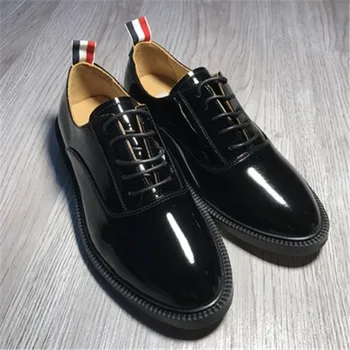 

Bmante Men's Shoes Genuine Leather Lace up Flats Business Shoes Luxury Trainers Male Adult Casual Sneaker Men Mules Brogue Shoes