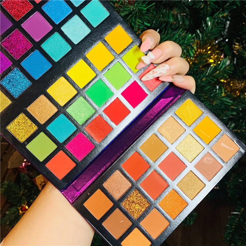 72 Colors ULTRA SECRET PALETTE Matte Glitter Eyeshadow Palette Colorful Eye Shadow Neon Eye Pigments Makeup Palette eye shadow,eye shadow plate