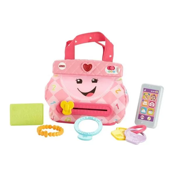 Интерактивная обучающая игрушка Розовая сумочка Fisher-Price, FTG07