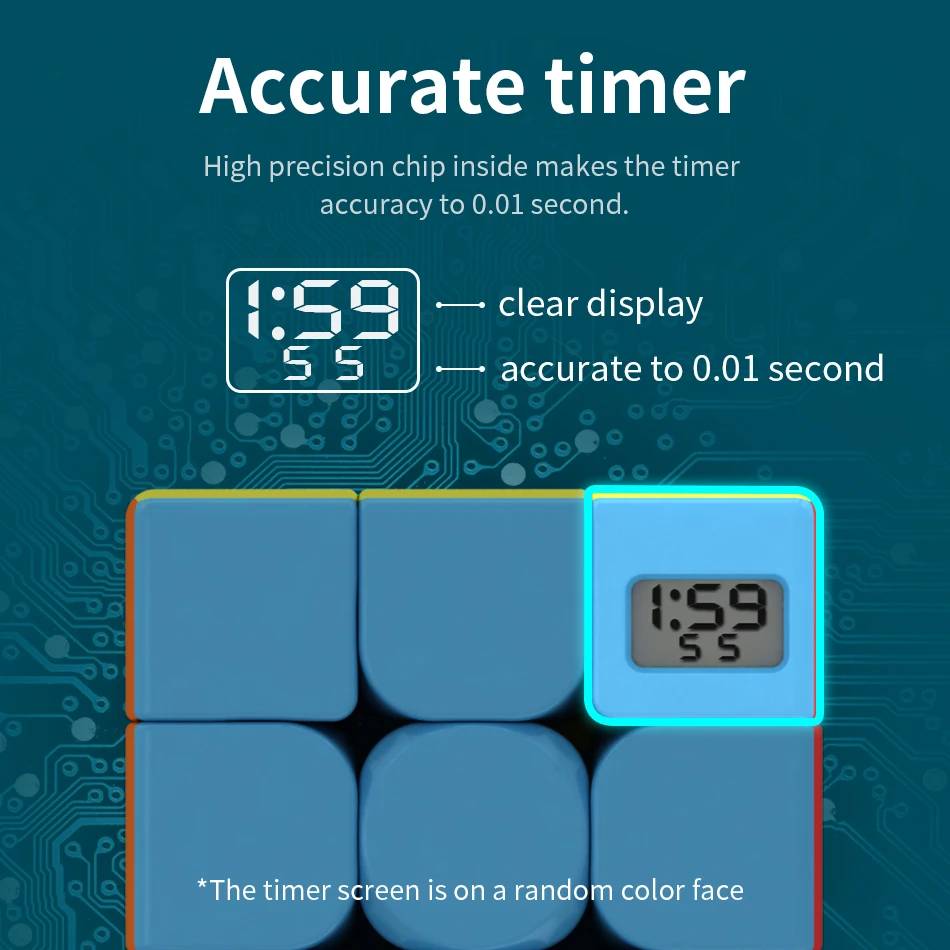 MoYu meilong 3x3x3 магический куб с таймером, без наклеек, кубики-головоломки, профессиональная скорость, cubo magico, развивающие игрушки для студентов