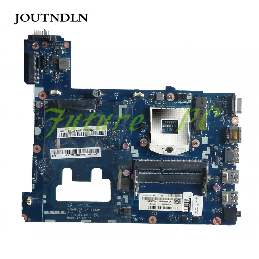JOUTNDLN FOR LENOVO G500 Laptop Motherboard 11S90002835 90002835 VIWGP/GR LA-9632P REV:1.0 HM76 | Компьютеры и офис