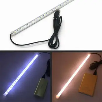 

Luminous Lamp Tube Transparent Shade Household Supply Home Desktop Camping Accessory Light Bar LED Strip Plastic & Aluminum