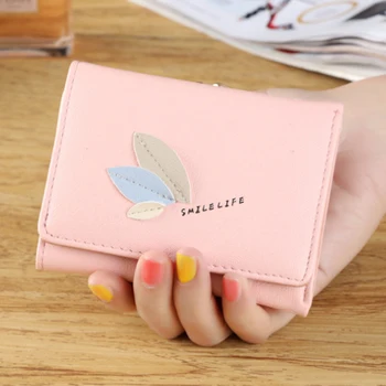 

2020 Fashion Print Women Wallet For Credit Cards Small Luxury Brand Leather Short Womens Wallets And Purses Carteira Feminina