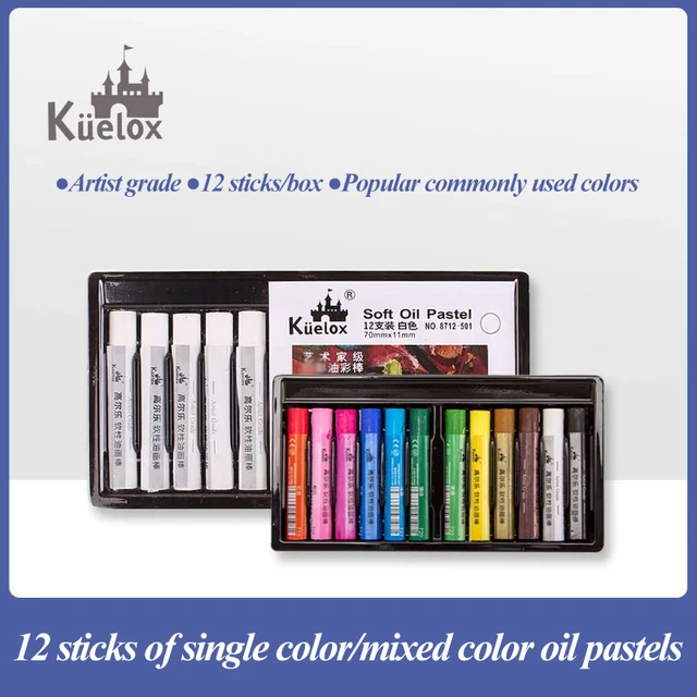 Kuelox Art Soft Oil Pastel Crayon Macaron/morandi/artist Grade Professional  For Artist/student Graffiti Oil Pastel Painting - Oil Pastel - AliExpress