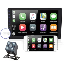 2 Din 9 дюймов универсальный автомобильный Радио двойной Din стерео Мультимедиа в тире видео, включающим в себя гарнитуру блютус и флеш-накопитель Usb автомобильное радио мультимедиа плеер с камерой