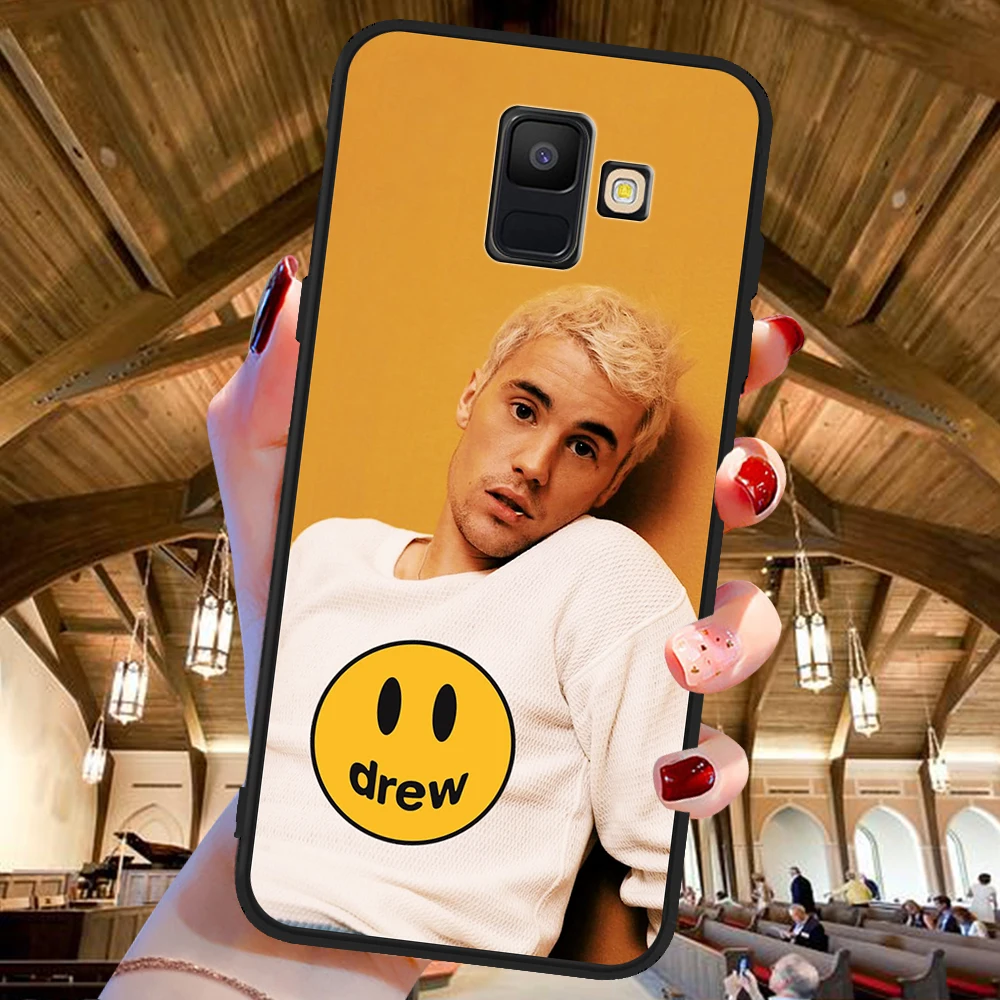 

funda for Samsung Galaxy A3 A5 A6 A7 A8 A9 A10 A20E A30 A40 A50 A70 A80 J4 J5 J6 J7 J8 Plus Drew House Justin Bieber Phone Case