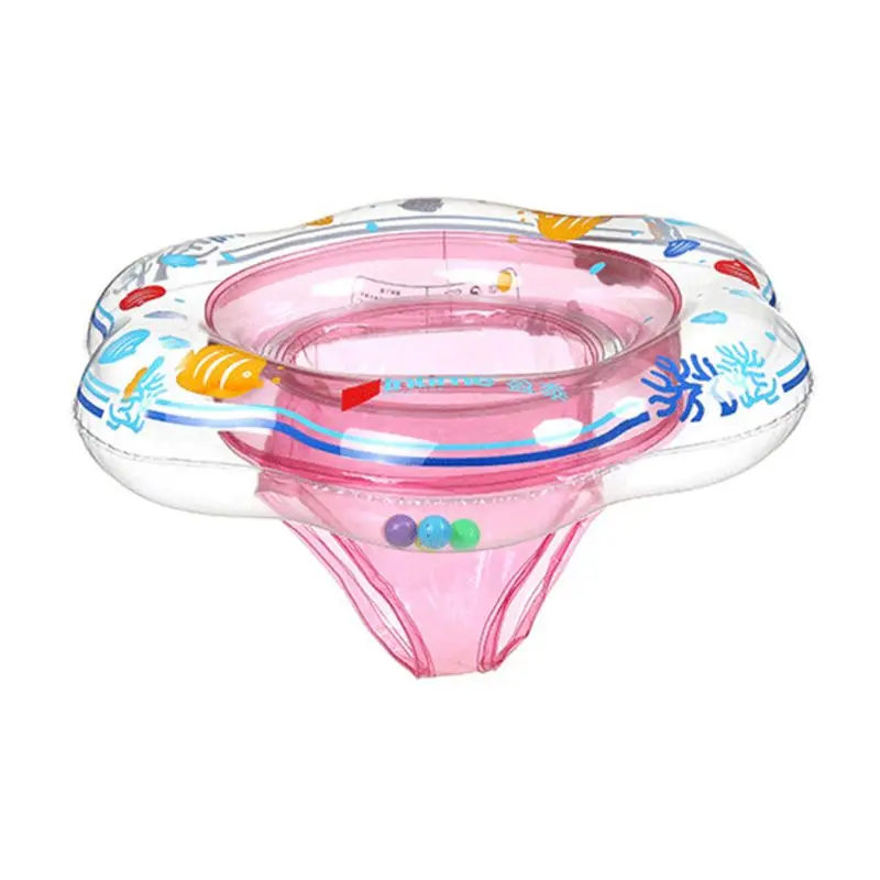 Cute Baby Kids Inflatable Float Swimming Ring Trainer Safety Aid Pool Water Toy