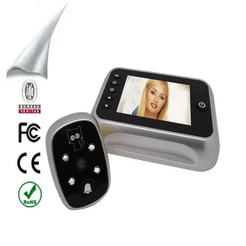 

3.5" Digital Door Peephole Viewer Camera Photo Video Record 120 Wide Angle Music Doorbell LCD IR Night Vision Zoom Door Viewer