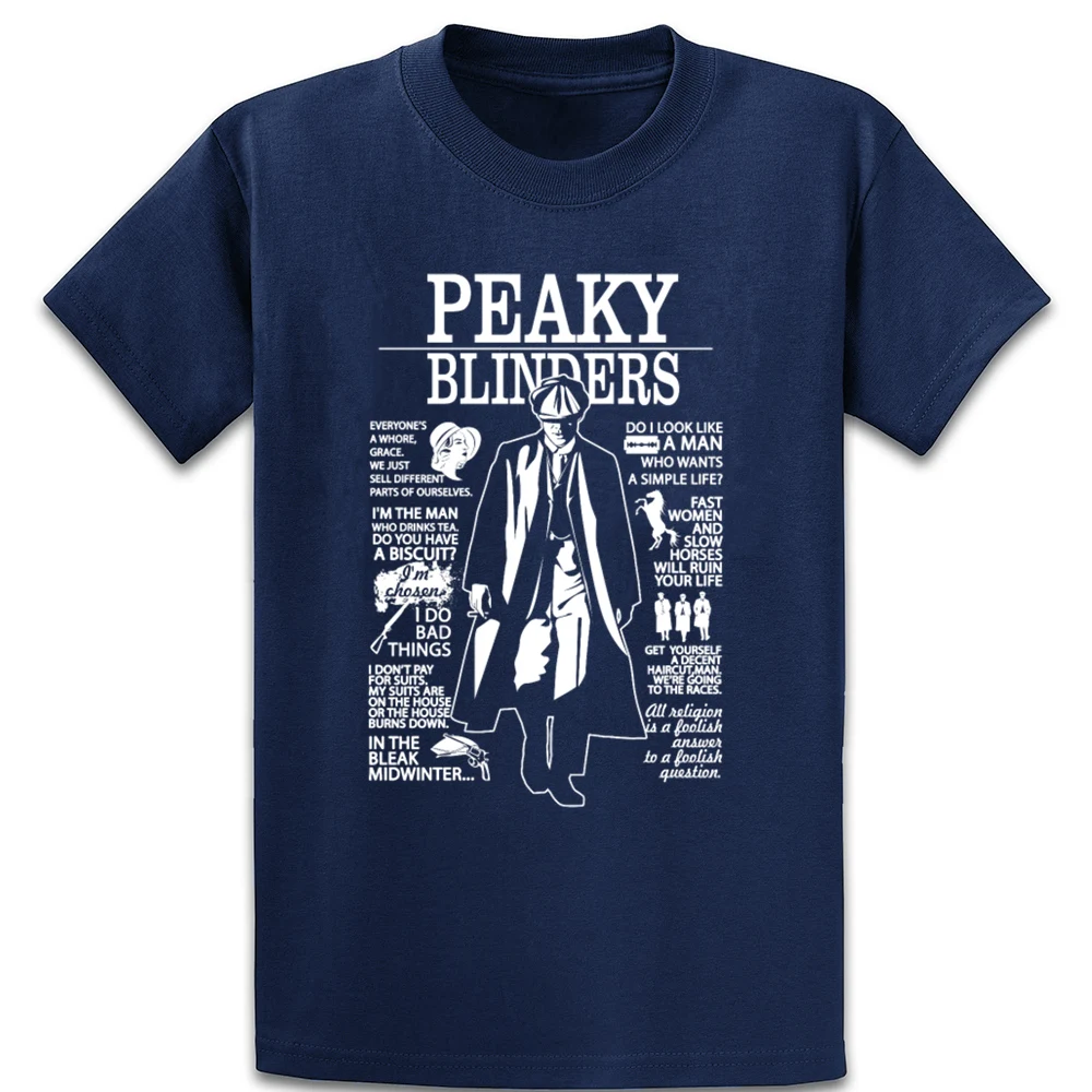 Tommyes Shelby цитаты Peaky blinds футболка подарок Летний стиль трикотажная футболка тренд над размером 5xl мужская Строительная рубашка