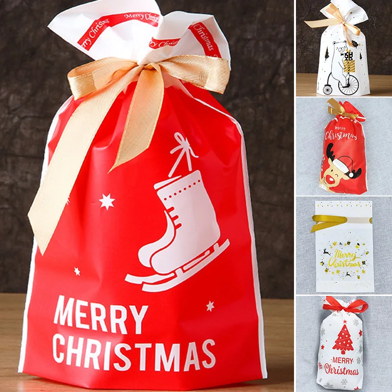 

50pcs Xmas Drawstring Wedding Favours Christmas Small Gifts High-quality Decor