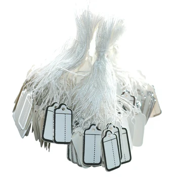 

500Pcs Jewelry Price Tags Strung Marking Tag Paper Display Tag String Label