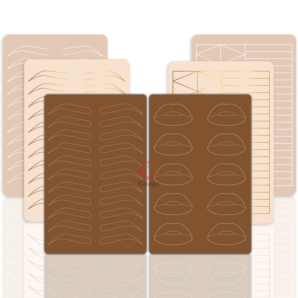 Силиконовая тренировочная кожа темно-коричневого цвета латексный лист для