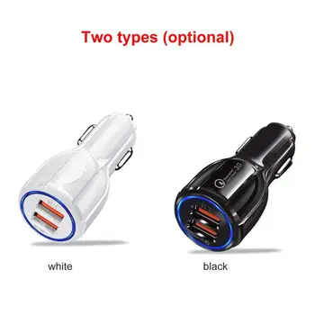 

USB Car Cigarette Lighter Charger QC3.0 Quick Charge obile Phone Chargers