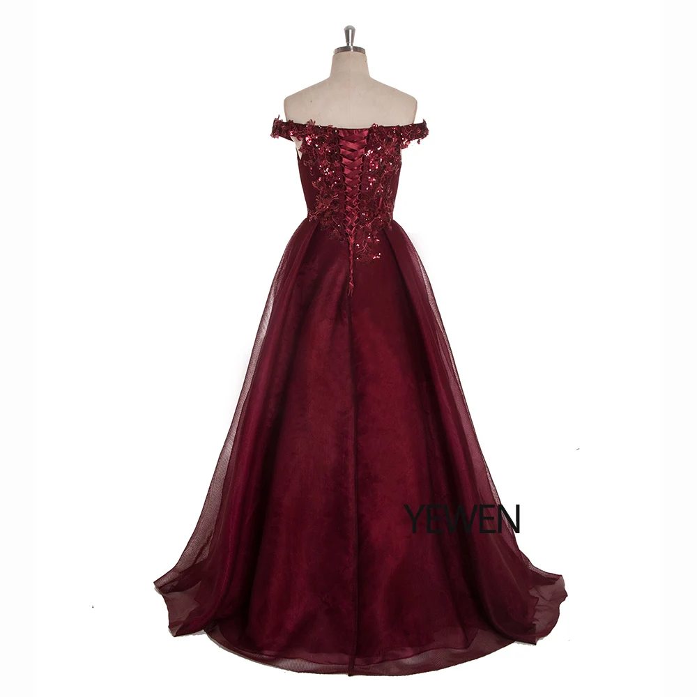 Красное вино, v-образный вырез, с открытыми плечами, вечерние платья, вечерние платья для женщин, элегантные вечерние платья, арабское длинное платье для выпускного вечера, плюс размер