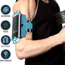 Универсальный Водонепроницаемый нарукавник для занятий спортом в тренажерном зале для iPhone X, 8, 7, чехол, держатель, нарукавник, наручный чехол, сумка для телефона от 4 до 6 дюймов