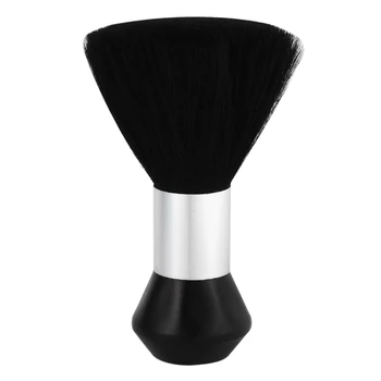 

1PC Black Professional Soft Neck Brush Face Dispencer Brushes Hair Cleaning Hairbrush Salon Cutting Hairdressing Styling Tools