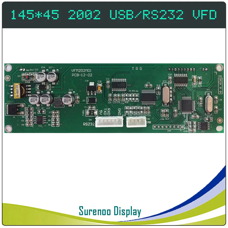 145,00*45,00 мм 2002 20X2 202 USB/RS232 POS VFD дисплей ЖК-модуль экранная панель VFM202MD1