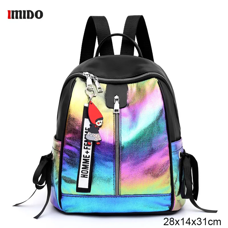 small rainbow backpack