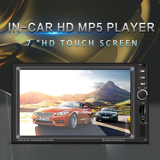 $US $82.73 2Din 8012B Car Multimedia player Stereo Bluetooth Radio Car audio 7'' Touch Screen Auto radio With 