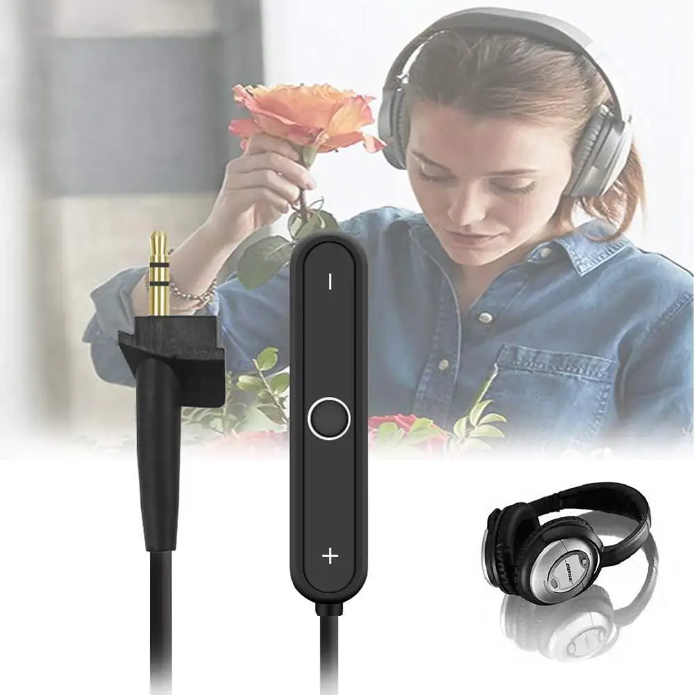 Portable Bluetooth 5 0 A2DP Handsfree Stereo Audio Adapter Wireless Music Receiver for Bose Around Ear AE2 AE2i Headphones