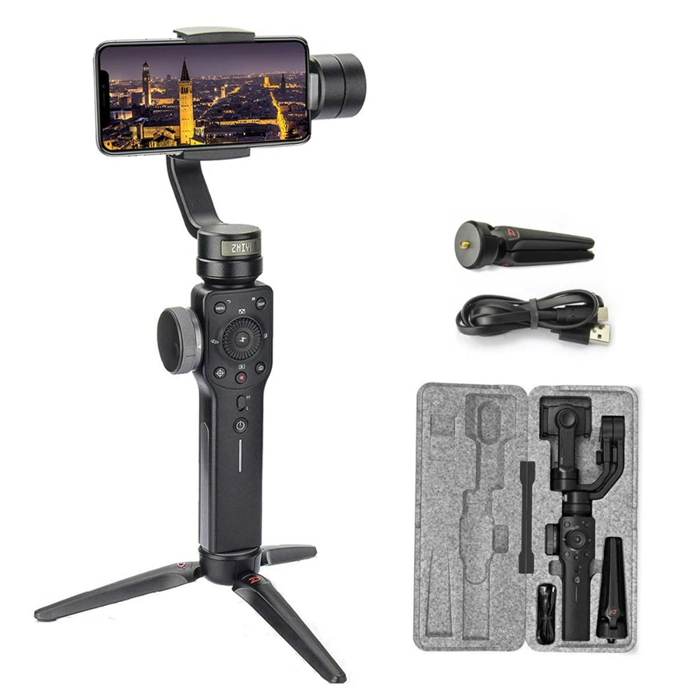 Zhiyun Smooth 4 3 Axis Handheld Gimbal Stabilizer For Smartphone iPhone X 8 7 6 6S Plus Samsung Gal