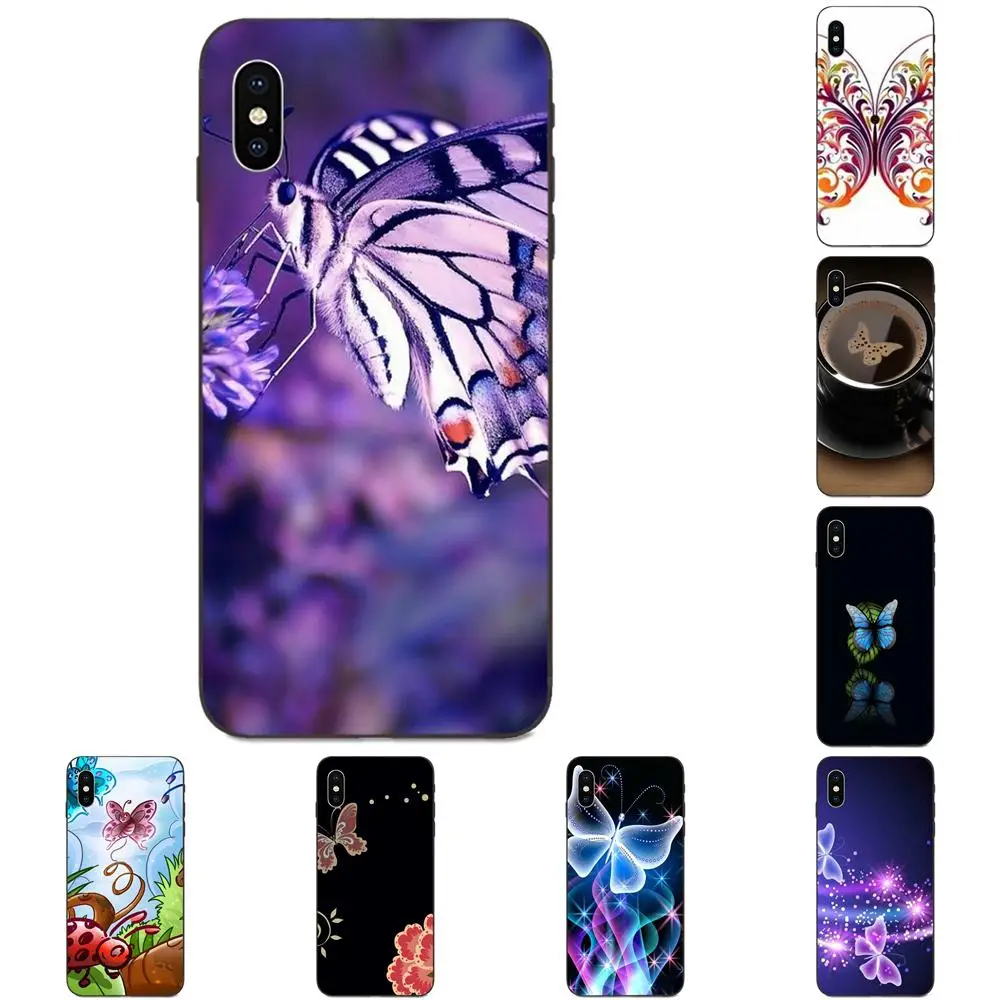 Luxury Phone Case For Huawei nova 2 2S 3i 4 4e 5i Y3 Y5 II Y6 Y7 Y9 Lite Plus Prime Pro 2017 2018 2019 Beauty Colorful Butterfly | Мобильные
