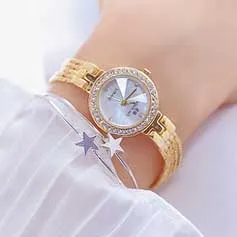 

Watch Women Fashion Simple Small Quartz Watches New Hot-selling Watch Custom Full Diamond Female Suitable For Dating Lady Gift