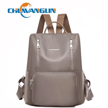 

Chuwanglin Multifunction Bagpack for Women Backpack Leather Travel Bag Large capacity Ladies Bag Mochila Mujer Sac a Dos S50408