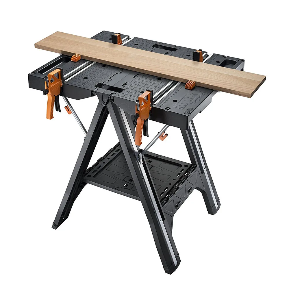 WORX WX051 многофункциональный Рабочий стол и Швабра с быстрыми зажимами