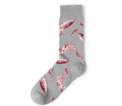 Забавные женские носки, носки, уличная одежда, Хаски, животные, счастливые розовые милые носки, японские корейские носки хараюку, Boho, рождественские носки, хип-хоп,хип хоп лгбт носки 666 розовая пантера чипсы еда нос - Цвет: O