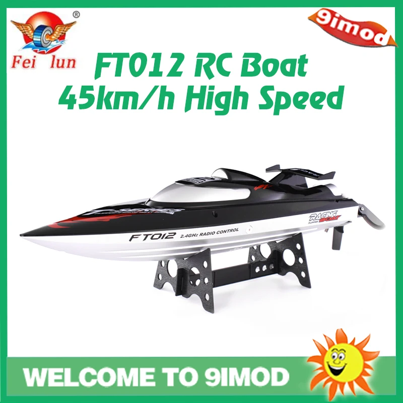 

Feilun FT012 RC Racing Boat 2.4G Brushless Speedboat 45km/h High Speed Water Cooling Self-righting System RC Model Toy