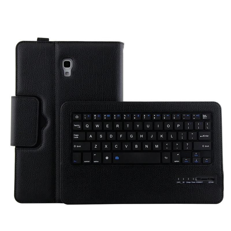 

Black Keyboard Case For Samsung Galaxy Tab A 10.5 2018 Model Sm-T590/T595/T597, Slim Shell Lightweight Stand Cover With Detach