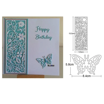 

Flower Vine Texture Metal Cutting Dies Craft Cutting Die Embossing Stencil for Handmade Paper Card Making Scrapbooking 2020 New
