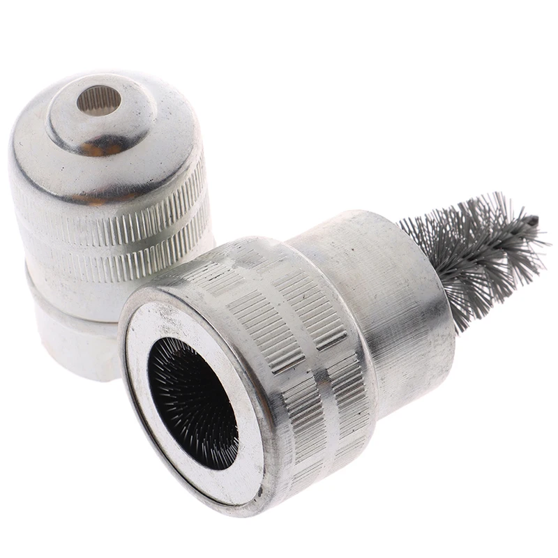 1PC Car Battery Post Terminal Cable Cleaner Dirt Corrosion Brush Hand Cleaning Tool Wheel Rims Tire Washing Brush
