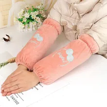 1/2/3 двойной студенты офис Для женщин длиной манжетой в Корейском стиле с короткими рукавами милый осень и зима обрастания рукав Кепки нарукавник в Корейском стиле Adu